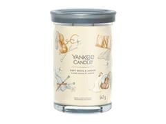 Yankee Candle Soft Wool & Amber gyertya 567g / 2 kanóc (Signature tumbler large)