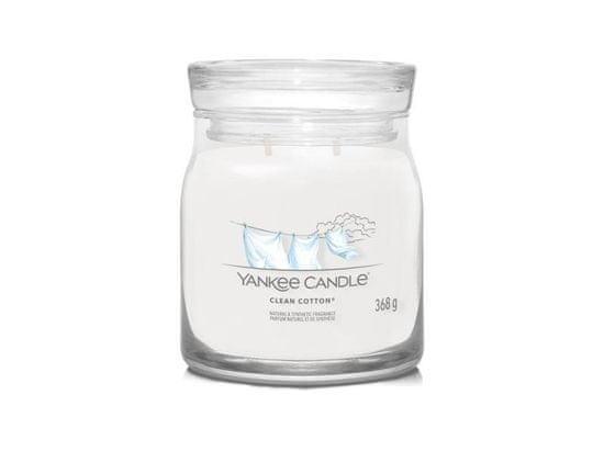 Yankee Candle Clean Cotton gyertya 368g / 2 kanóc (Signature medium)