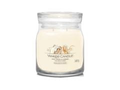 Yankee Candle Soft Wool & Amber gyertya 368g / 2 kanóc (Signature medium)