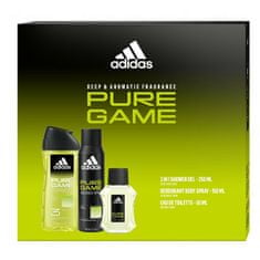 Adidas Pure Game - EDT 50 ml + tusfürdő 250 ml + dezodor spray 150 ml