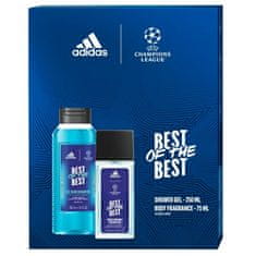 Adidas UEFA Best Of The Best - dezodor szórófejjel 75 ml + tusfürdő 250 ml
