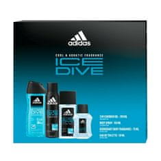 Adidas Ice Dive - EDT 50 ml + tusfürdő 250 ml + dezodor spray 150 ml + dezodor szórófejjel 75 ml