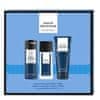 David Beckham Classic Blue - dezodor szórófejjel 75 ml + tusfürdő 200 ml + dezodor spray 150 ml