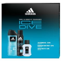 Adidas Ice Dive - eau de toilette szórófejjel 50 ml + tusfürdő 250 ml + dezodor spray 150 ml