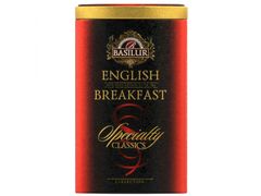 sarcia.eu BASILUR English Breakfast Finomra vágott fekete leveles tea díszdobozban, 100g x3 konzervdoboz
