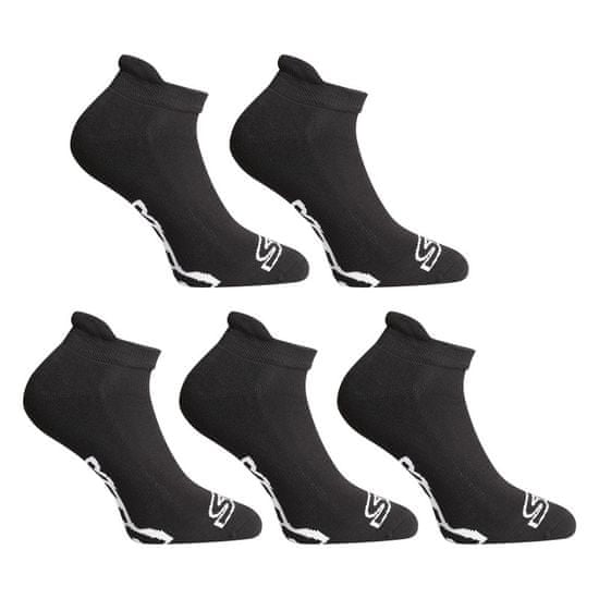 Styx 5PACK Fekete rövid zokni (5HN960)
