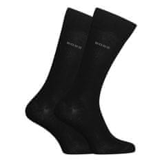 BOSS 5PACK fekete hosszú Hugo zokni (50478221 001) - méret M