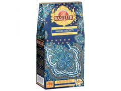 sarcia.eu BASILUR Magic Nights - Laza Ceylon fekete tea búzavirággal, mályvával és gyümölccsel, 100g x1 csomag