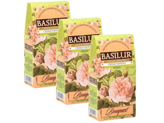 sarcia.eu BASILUR Cream Fantasy - Ceylon zöld tea gyümölcsaromával, 100 g
