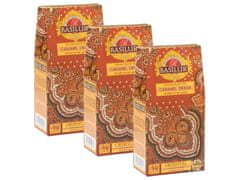 sarcia.eu BASILUR Caramel Dream - Fekete laza levelű Ceylon tea természetes karamell aromával, 100 g x3 csomag