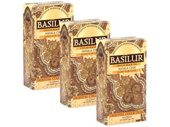 sarcia.eu BASILUR Masala Chai - Ceylon fekete tea természetes keleti fűszerekkel, 25x2g x1 doboz