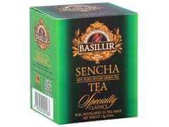 sarcia.eu BASILUR Sencha - Klasszikus zöld tea tasakban, 10 tasak x1,5 g