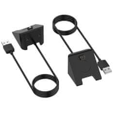 Tactical Tactical USB töltőkábel az asztalra Garmin Fenix 5/6/7, Approach S60, Vivoactive 3 okosórához - Fekete