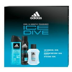 Adidas Ice Dive - after shave 100 ml + tusfürdő 250 ml + dezodor spray 150 ml