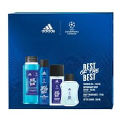 Adidas UEFA Best Of The Best - after shave 100 ml + dezodor szórófejjel 75 ml + tusfürdő 250 ml + dezodor s