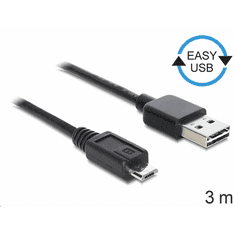 DELOCK 83368 USB 2.0 -A apa > USB 2.0 micro-B apa kábel 3 m (83368)