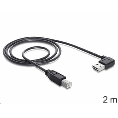DELOCK 83375 USB 2.0 -A hajlított apa > USB 2.0-B apa kábel 2 m (83375)