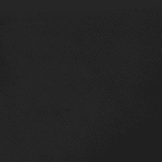 Vidaxl 2 személyes fekete műbőr kanapé 120 cm (359112)