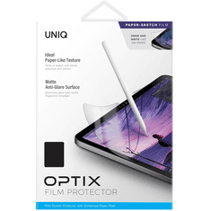 UNIQ Apple iPad 10.2 (2019 / 2020 / 2021), Kijelzővédő fólia, Matt, Optix Paper Sketch, Clear Prémium (S63058)