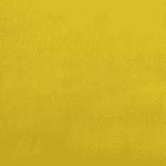 sárga kihúzható bársony heverő 90 x 200 cm