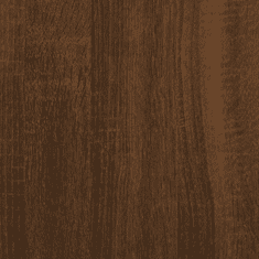 Vidaxl barna tölgyszínű fali polc rúddal 20 x 25 x 30 cm (836277)