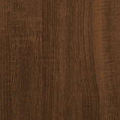 Vidaxl 4 db barna tölgy színű szerelt fa fali polc 100 x 30 x 1,5 cm (838301)