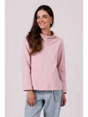 BeWear Női pulóver cipzár nélkül Trevriraunt B268 púder rózsaszín M