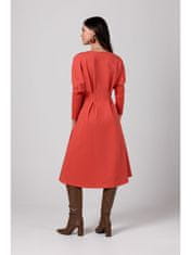 BeWear Női alkalmi ruha Nanel B273 tégla vörös S