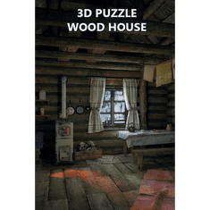3D PUZZLE - Wood House