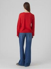 Vero Moda Női pulóver VMGARLAND 10292662 Chinese Red (Méret S)