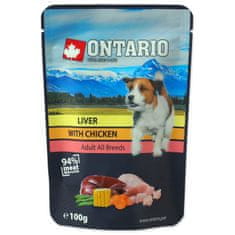 Ontario májkapszula csirkemellel húslevesben - 100 g