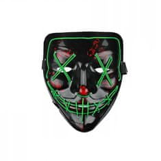 GGV Scary Glowing Mask Green
