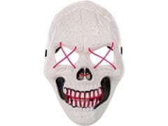 Verk Scary Glowing Mask Skull White Purple