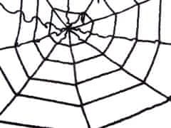 Verk mesterséges pókháló Halloween 90 x 90 cm fekete