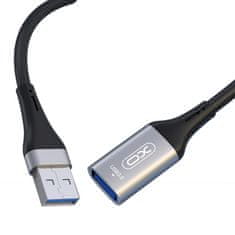 TKG Adapter: XO NB220 - USB hosszabbító (USB / USB 3.0) fekete, 2,0 m