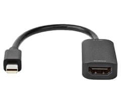 Nedis adapterkábel/ Mini DisplayPort dugó - HDMI aljzat/ fekete/ buborékcsomagolás/ 20 cm