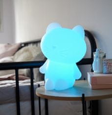 BIGBEN Luminus LED éjszakai fény vezeték nélküli bluetooth hangszóróval - Macska
