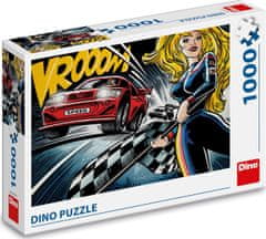 DINO Pop Art puzzle: 1000 darabból álló versenyek