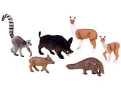 JOKOMISIADA Figurki Zwierzęta Safari Lama Lemur Guziec ZA4474
