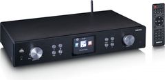 LENCO Lenco DIR-250BK DAB+ / FM / USB / AUX / WiFi internetes rádió tuner