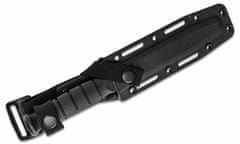 KA-BAR® KB-5054 SHORT TANTO BLACK harci kés 13,3 cm, teljesen fekete, Kraton, műanyag tok
