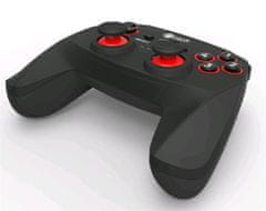 C-Tech Gamepad Khort PC/PS3/Androidhoz, 2x analóg, X-bemenet, rezgés, vezeték nélküli, USB