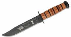 KA-BAR® KB-9139 US ARMY VIETNAM harci gyűjthető kés 17,8 cm, fekete, bőr, bőrtok