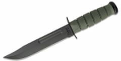 KA-BAR® KB-5011 TELJES MÉRETŰ FOLIAGE GREEN taktikai kés 18 cm, fekete, zöld, Kraton, műanyag tok