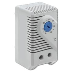 Qoltec elzáró termosztát 10A | DIN 35