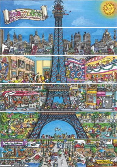 DINO Eiffel-torony puzzle 500 darab