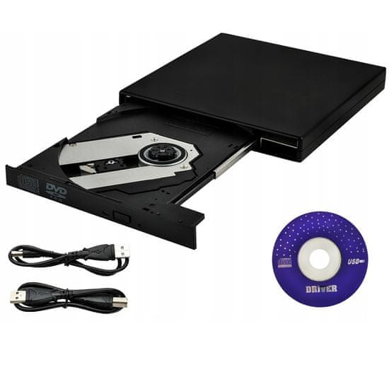 Izoksis Hordozható külső meghajtó CD-DVD író USB