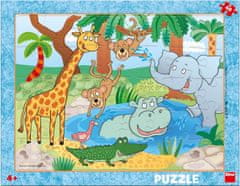 DINO Háziállatok az állatkertben 40 táblás puzzle