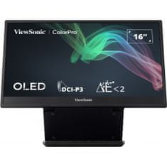 Viewsonic VP16-OLED Monitor 16inch 1920x1080 TN 60Hz 1ms Fekete