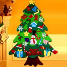 Shopdbest Varázslatos Filc Karácsonyfa - Mindenki Személyes Díszítője